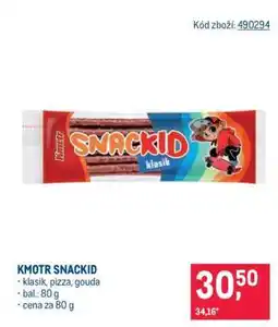 Makro Kmotr Snackid nabídka