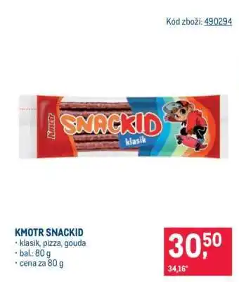 Makro Kmotr Snackid nabídka