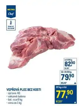 Makro Vepřová plec bez kosti nabídka