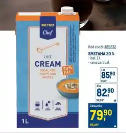 Makro SMETANA 20 % nabídka