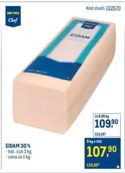 Makro Eidam 30 % nabídka