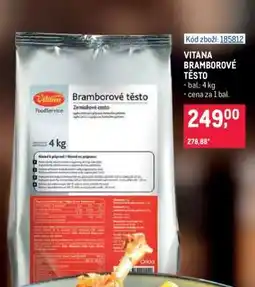 Makro VITANA BRAMBOROVÉ TĚSTO nabídka