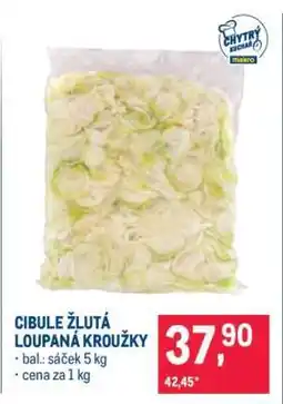 Makro Cibule žlutá loupaná kroužky nabídka