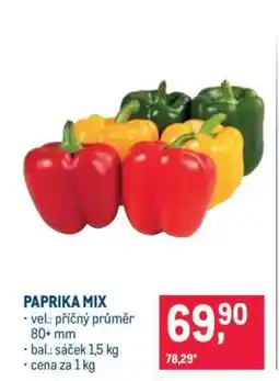 Makro Paprika mix nabídka
