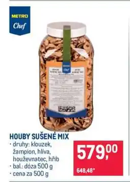 Makro Houby sušené mix nabídka