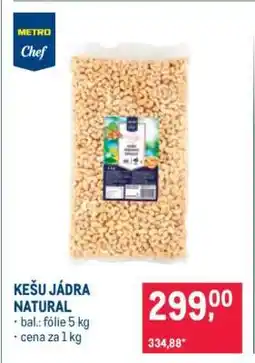Makro Kešu jádra natural nabídka