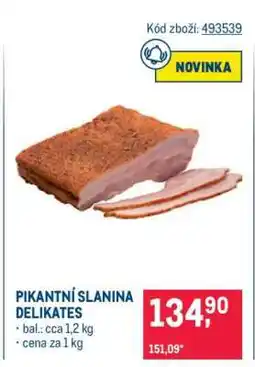 Makro Pikantní slanina Delikates nabídka