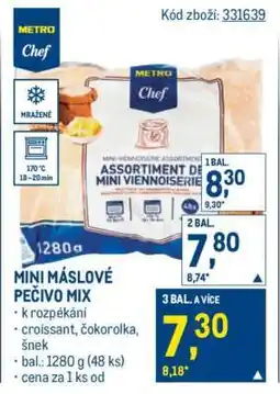 Makro Mini máslové pečivo mix nabídka