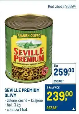 Makro Seville Premium Olivy nabídka