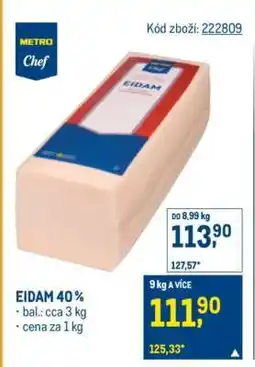Makro Eidam 40 % nabídka