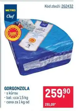 Makro Gorgonzola nabídka