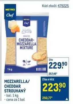 Makro MOZZARELLA/CHEDDAR STROUHANÝ nabídka