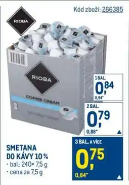 Makro Smetana do kávy 10 % nabídka