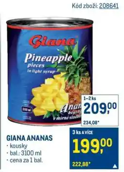 Makro Giana Ananas nabídka