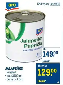 Makro Jalapeños nabídka