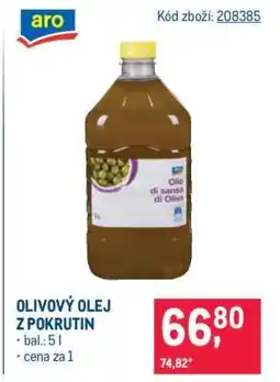 Makro Olivový olej z pokrutin nabídka