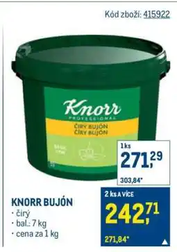 Makro Knorr Bujón nabídka
