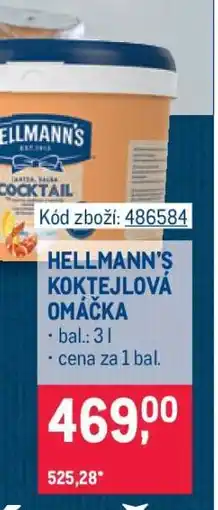 Makro HELLMANN'S KOKTEJLOVÁ OMÁČKA nabídka