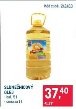 Makro Slunečnicový olej nabídka