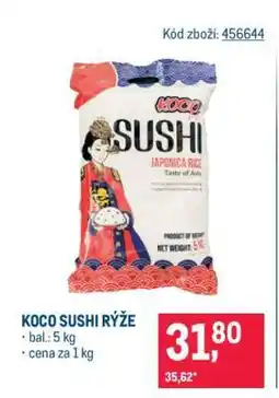 Makro KOCO SUSHI RÝŽE nabídka