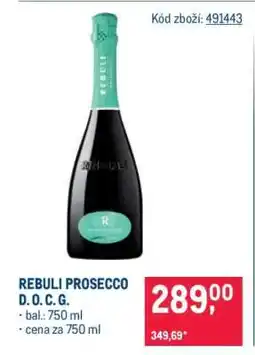 Makro REBULI PROSECCO D.O.C.G nabídka