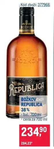 Makro Božkov Republica 38 % nabídka