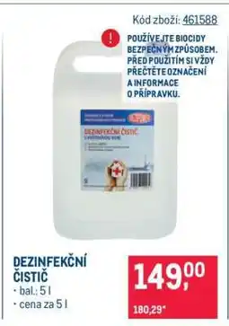 Makro DEZINFEKČNÍ ČISTIČ nabídka