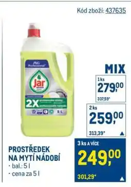 Makro Prostředek na mytí nádobí nabídka