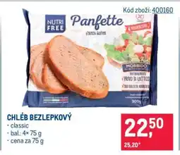 Makro Chléb bezlepkový nabídka