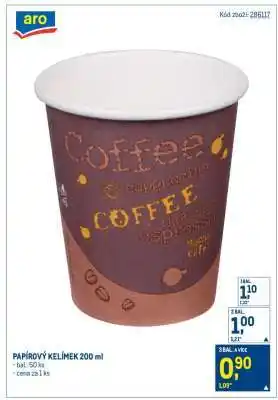 Makro PAPÍROVÝ KELÍMEK 200 ml nabídka