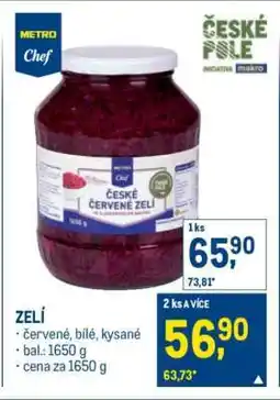 Makro ČESKÉ ČERVENÉ ZELÍ nabídka