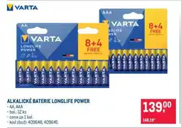 Makro ALKALICKÉ BATERIE LONGLIFE POWER nabídka