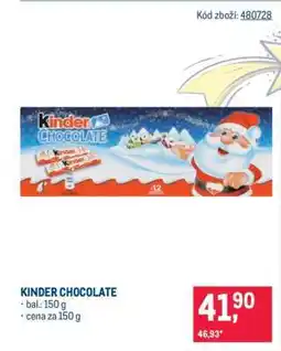 Makro Kinder Chocolate nabídka