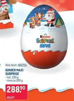 Makro Kinder Maxi Surprise nabídka