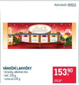 Makro VÁNOČNÍ LAHVIČKY nabídka