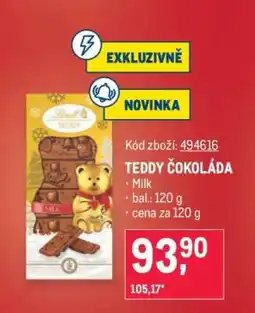 Makro TEDDY ČOKOLÁDA nabídka