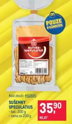 Makro SUŠENKY SPECULATIUS nabídka