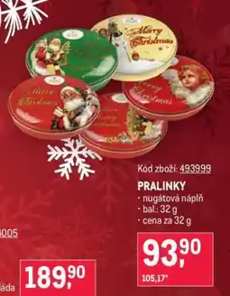 Makro Pralinky nabídka