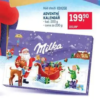 Makro ADVENTNÍ KALENDÁŘ nabídka