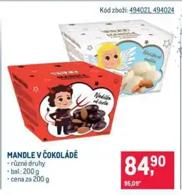 Makro Mandle v čokoládě nabídka