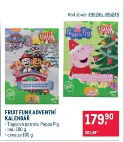 Makro FRUIT FUNK ADVENTNÍ KALENDÁŘ nabídka