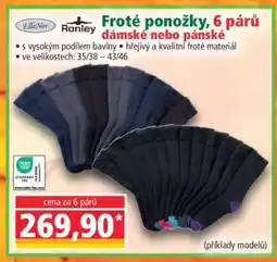 Norma Froté ponožky, 6 párů dámské nebo pánské nabídka