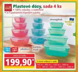 Norma Plastové dózy, sada 4 ks nabídka