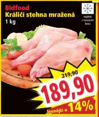 Norma Bidfood Králičí stehna mražená nabídka