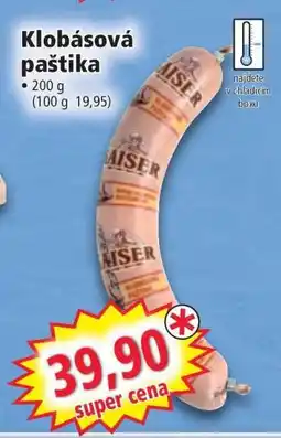Norma Klobásová paštika nabídka