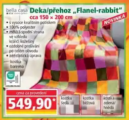 Norma Deka/přehoz „Flanel-rabbit“ nabídka