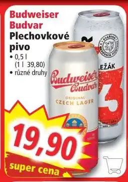 Norma Budweiser Budvar Plechovkové pivo nabídka
