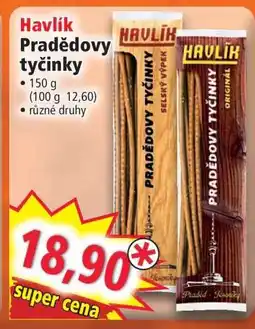 Norma Havlík Pradědovy tyčinky nabídka