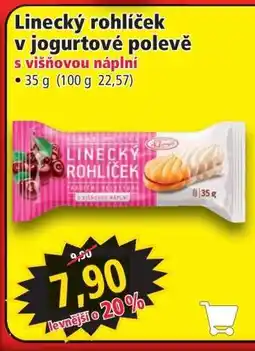 Norma Linecký rohlíček v jogurtové polevě nabídka