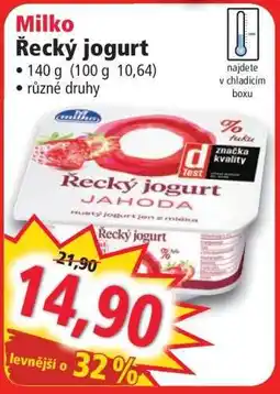 Norma Milko Řecký jogurt nabídka